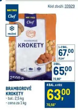 Makro Bramborové krokety nabídka
