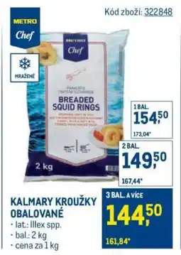 Makro Kalmary kroužky obalované nabídka