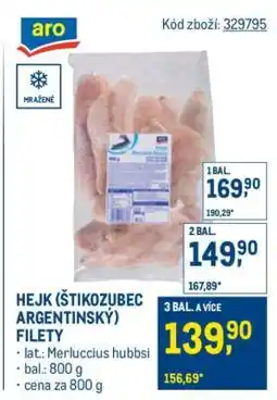 Makro Hejk (Štikozubec argentinský), filety nabídka