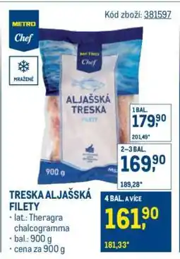 Makro Treska aljašská filety nabídka