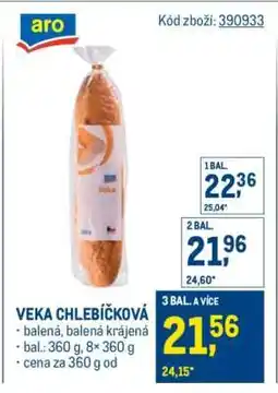 Makro Veka chlebíčková nabídka