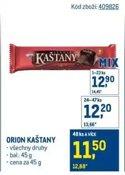 Makro Orion Kaštany nabídka