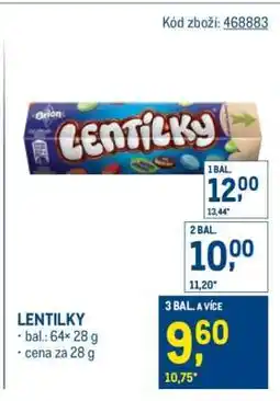 Makro Lentilky nabídka