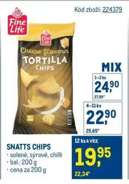 Makro SNATTS CHIPS nabídka