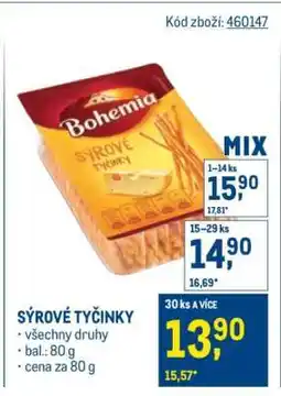 Makro Sýrové tyčinky nabídka