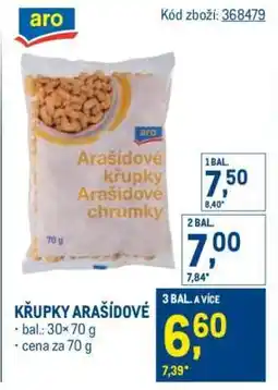 Makro Křupky arašídové nabídka