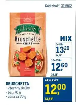 Makro Bruschetta nabídka