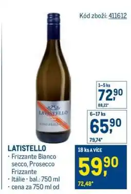 Makro Latistello nabídka