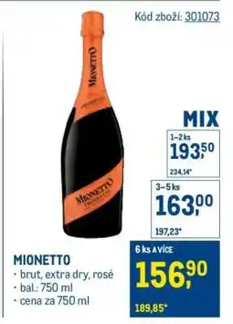 Makro Mionetto nabídka