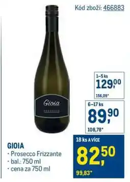 Makro GIOIA nabídka