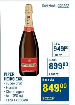Makro PIPER HEIDSIECK nabídka