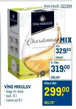 Makro Víno Mikulov nabídka