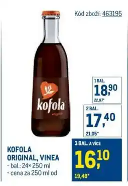 Makro KOFOLA ORIGINAL / VINEA nabídka