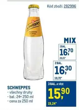 Makro Schweppes nabídka