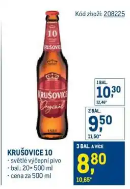 Makro Krušovice 10 nabídka