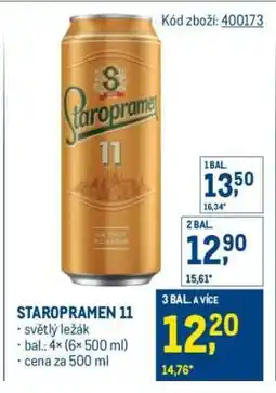 Makro Staropramen 11 nabídka