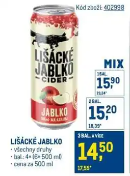 Makro Lišácké jablko nabídka