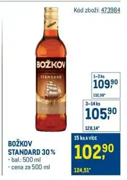 Makro Božkov Standard 30% nabídka