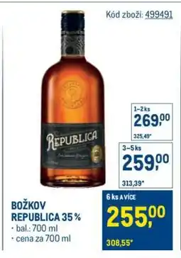 Makro BOŽKOV REPUBLICA 35% nabídka