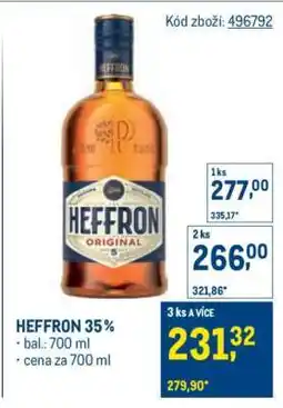 Makro HEFFRON 35 % nabídka