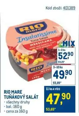 Makro RIO MARE Tuňákový salát nabídka