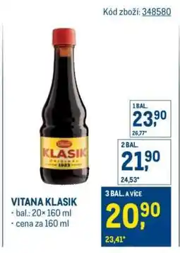 Makro Vitana Klasik nabídka
