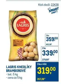Makro LAGRIS KNEDLÍKY BRAMBOROVÉ nabídka