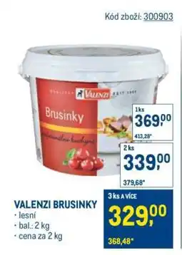 Makro VALENZI BRUSINKY nabídka