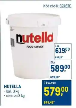 Makro Nutella nabídka