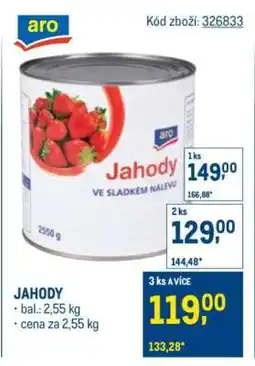 Makro Jahody nabídka
