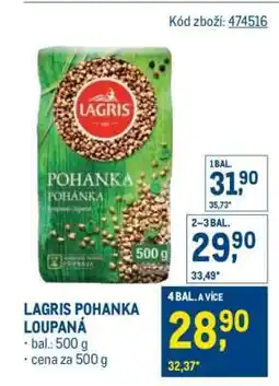 Makro Lagris pohanka loupaná nabídka
