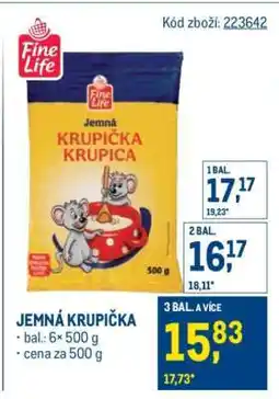 Makro Jemná krupička nabídka