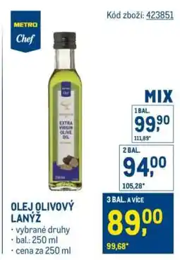 Makro OLEJ OLIVOVÝ LANÝŽ nabídka