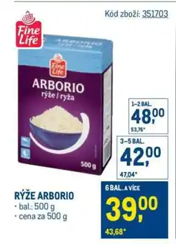 Makro Rýže Arborio nabídka
