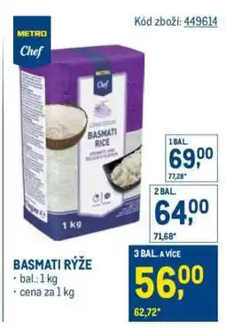 Makro Basmati rýže nabídka