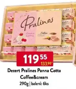 Qanto Dezert Pralines Panna Cotta Coffee&cream nabídka