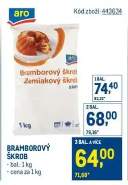 Makro BRAMBOROVÝ ŠKROB nabídka