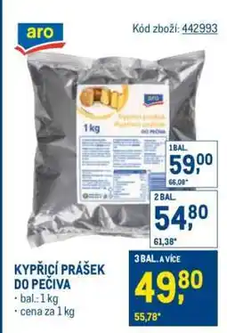 Makro Kypřicí prášek do pečiva nabídka