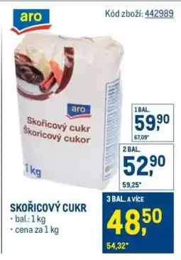 Makro SKOŘICOVÝ CUKR nabídka
