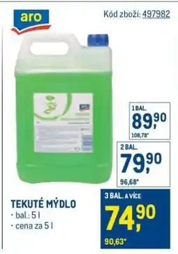 Makro Tekuté mýdlo nabídka