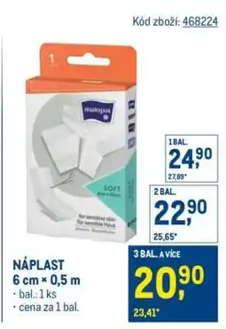 Makro NÁPLAST 6 cm × 0,5 m nabídka