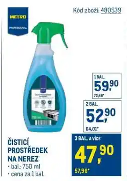Makro ČISTIČÍ PROSTŘEDEK NA NEREZ nabídka
