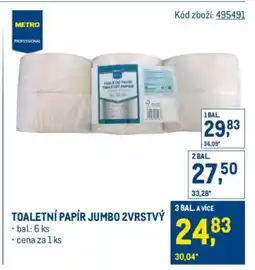 Makro Toaletní papír Jumbo 2vrstvý nabídka
