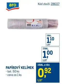 Makro Papírový kelímek nabídka