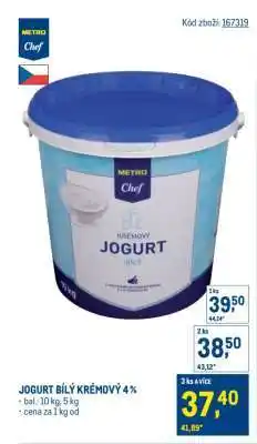 Makro JOGURT BÍLÝ KRÉMOVÝ 4 % nabídka
