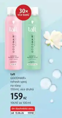 dm drogerie taft GOODHAIR+ nabídka