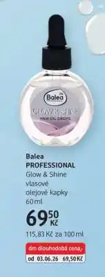 dm drogerie Balea PROFESSIONAL Glow & Shine nabídka
