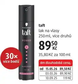 dm drogerie Taft nabídka