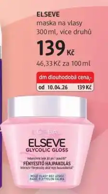 dm drogerie Elseve nabídka