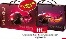 Qanto Cherrissimo classic dezert, Cherrissimo dezert nabídka
